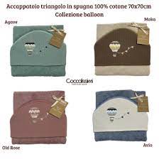 Triangolo accappatoio neonato